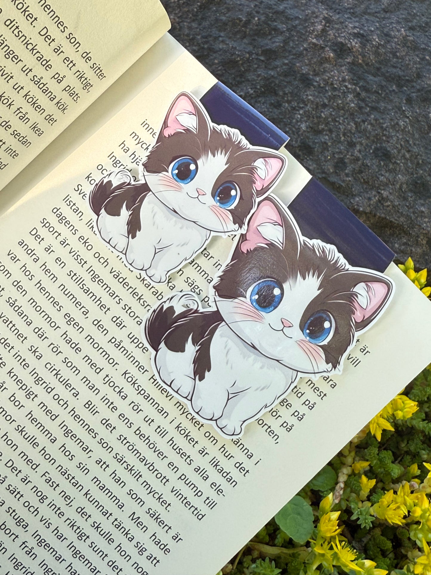 Magnetisk bokmärke Tabby