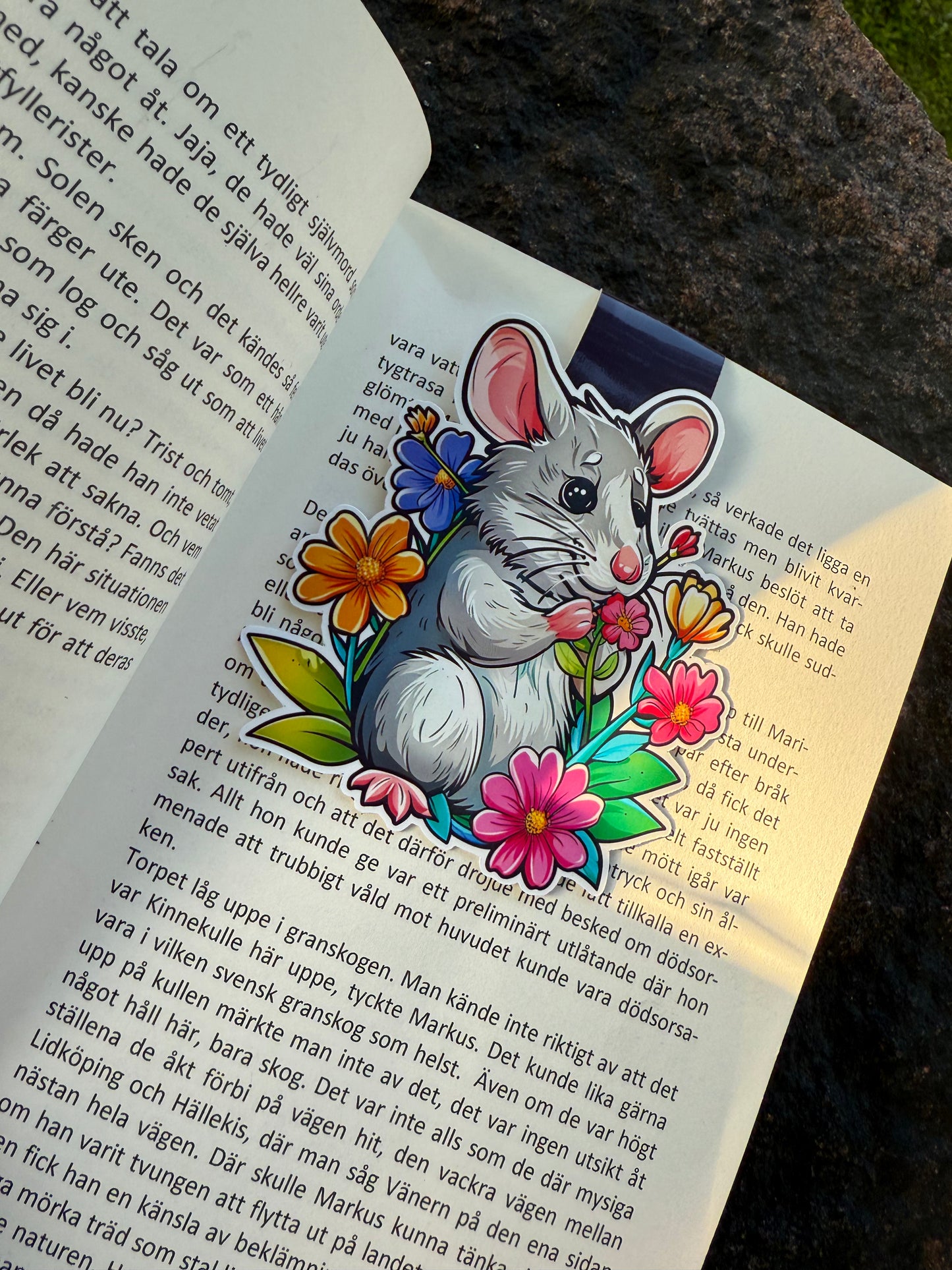 Magnetisk bokmärke Petals & Paws