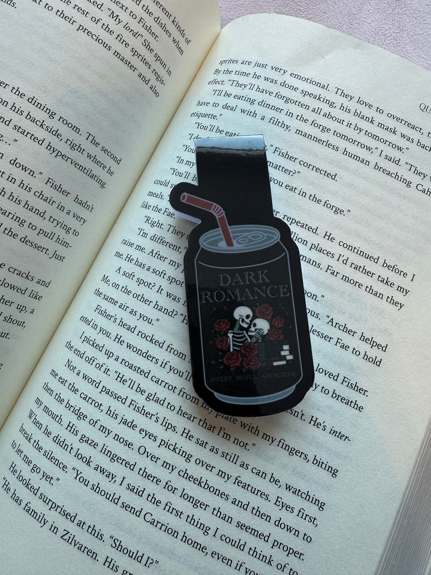 Magnetiskt bokmärke – Dark Romance (Can design)