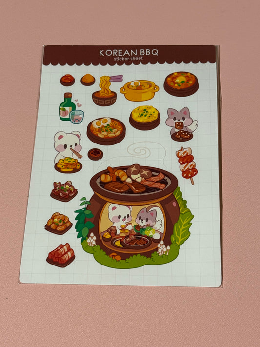 Kawaii sticker sheet