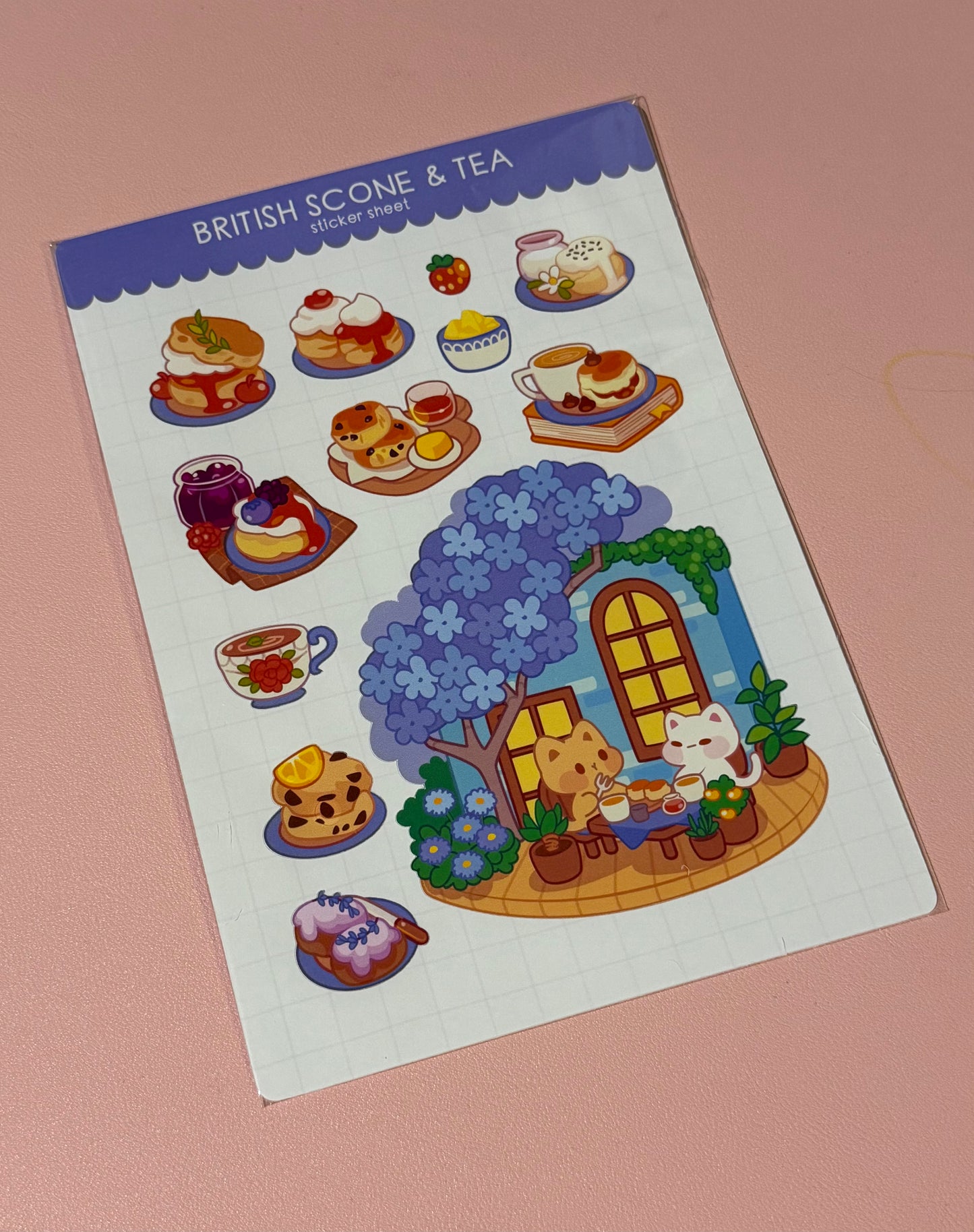 Kawaii sticker sheet