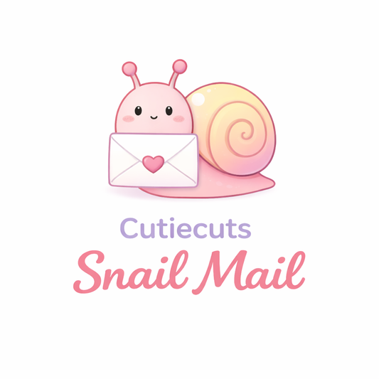 Brev 1 💌 – Cutiecuts Sticker Snail Mail