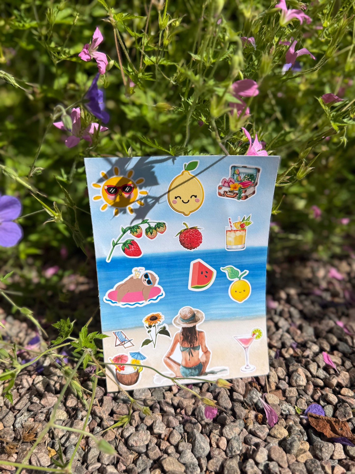 Sticker sheet semester vibe