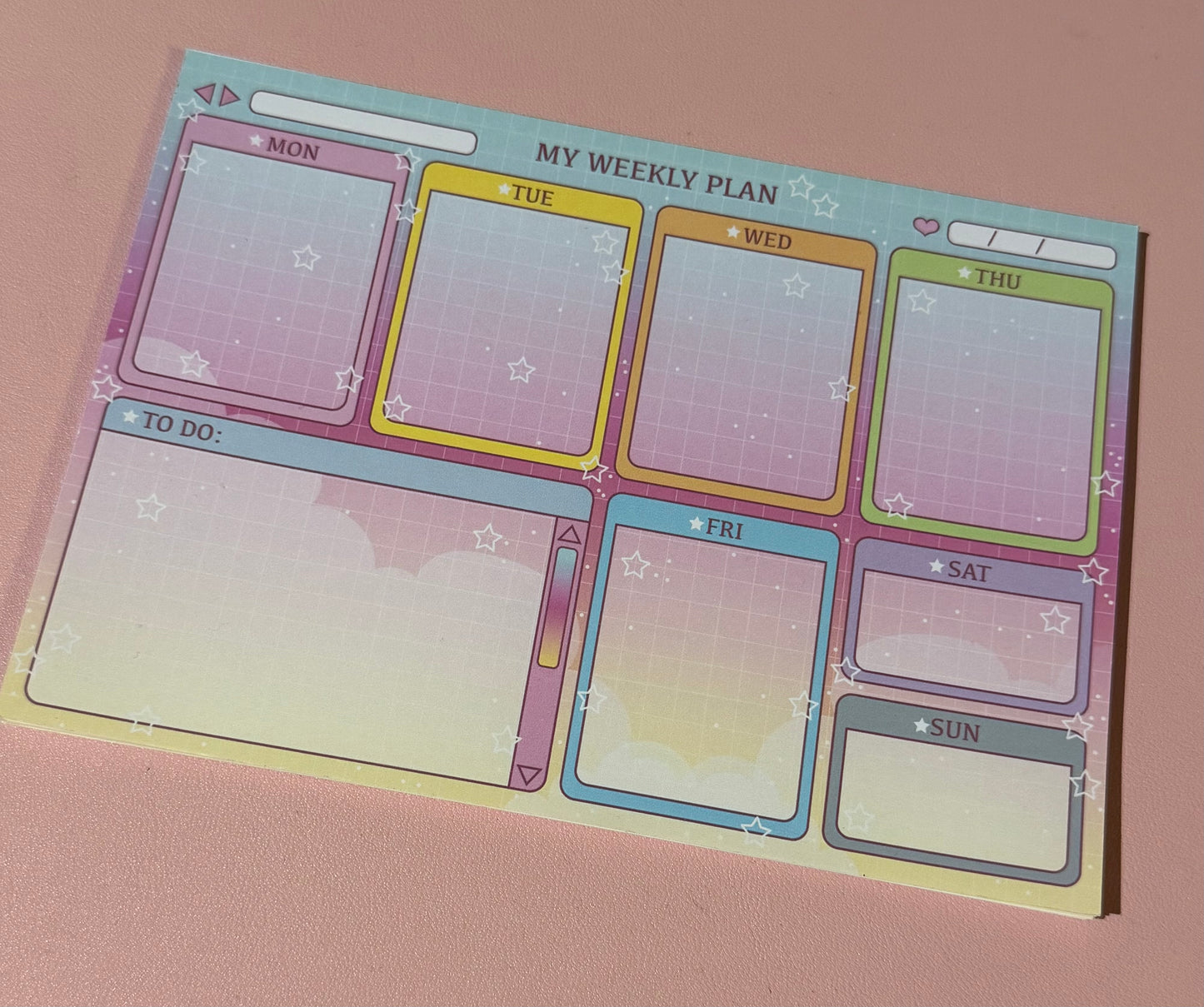 🌸 Weekly Planner – första upplagan