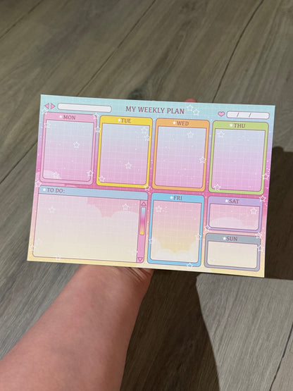 🌸 Weekly Planner – första upplagan