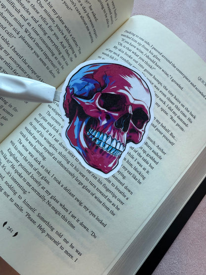 Laminerade stickers - dödskalle