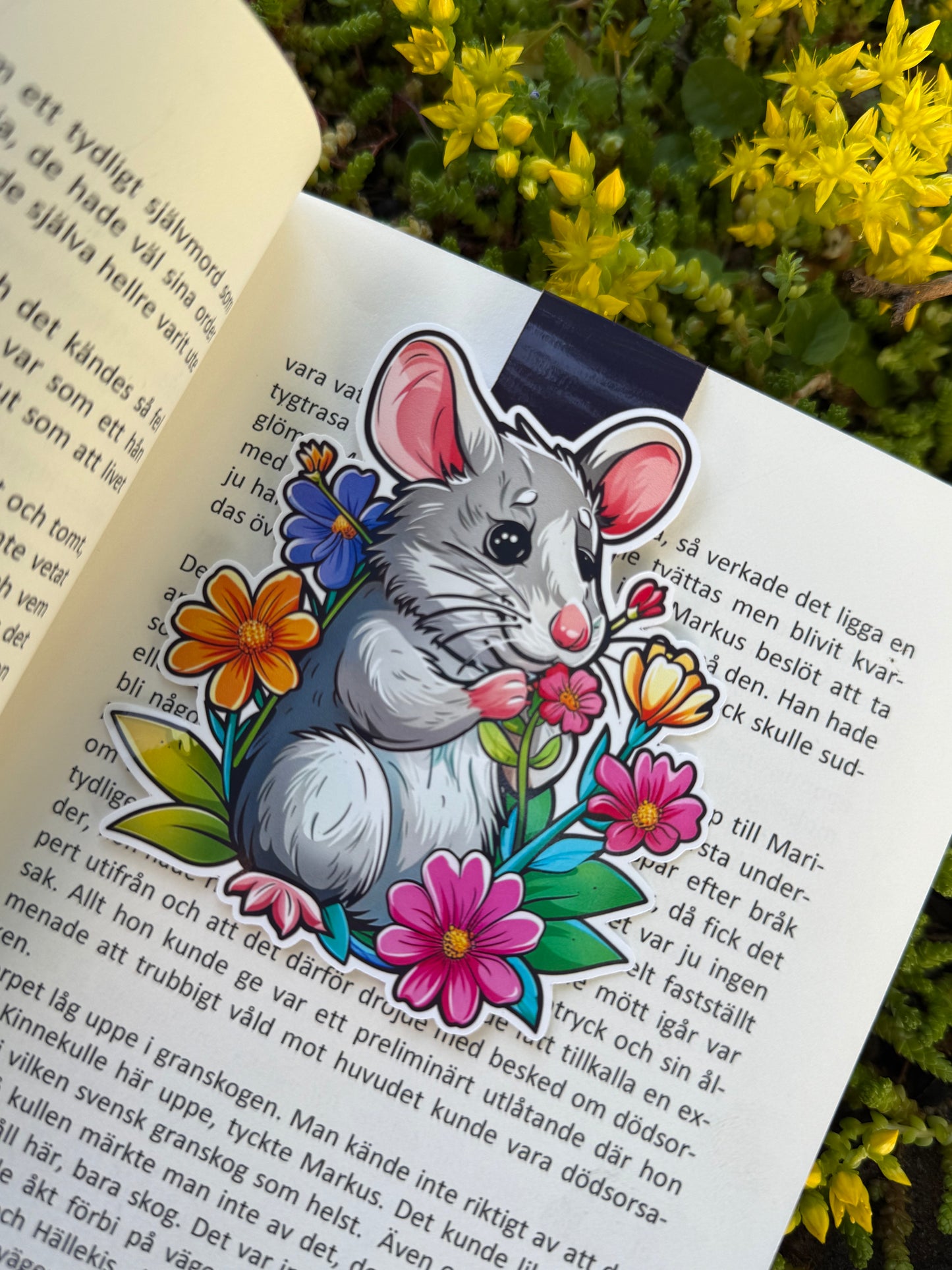 Magnetisk bokmärke Petals & Paws