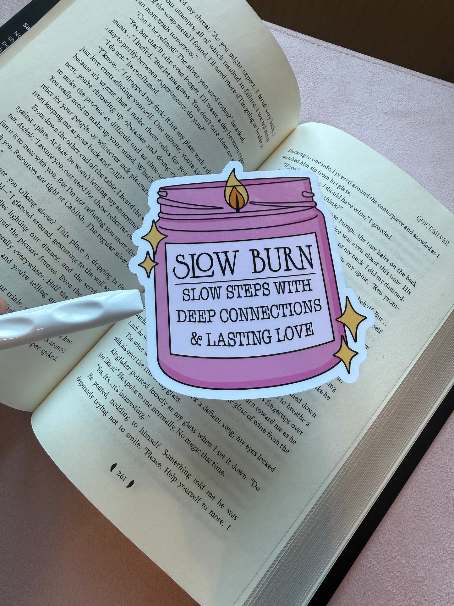 Slow Burn candle – Sticker