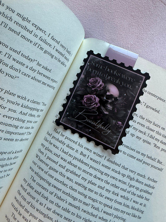 🖤 Magnetiskt bokmärke – Some Books Were Born to Break You