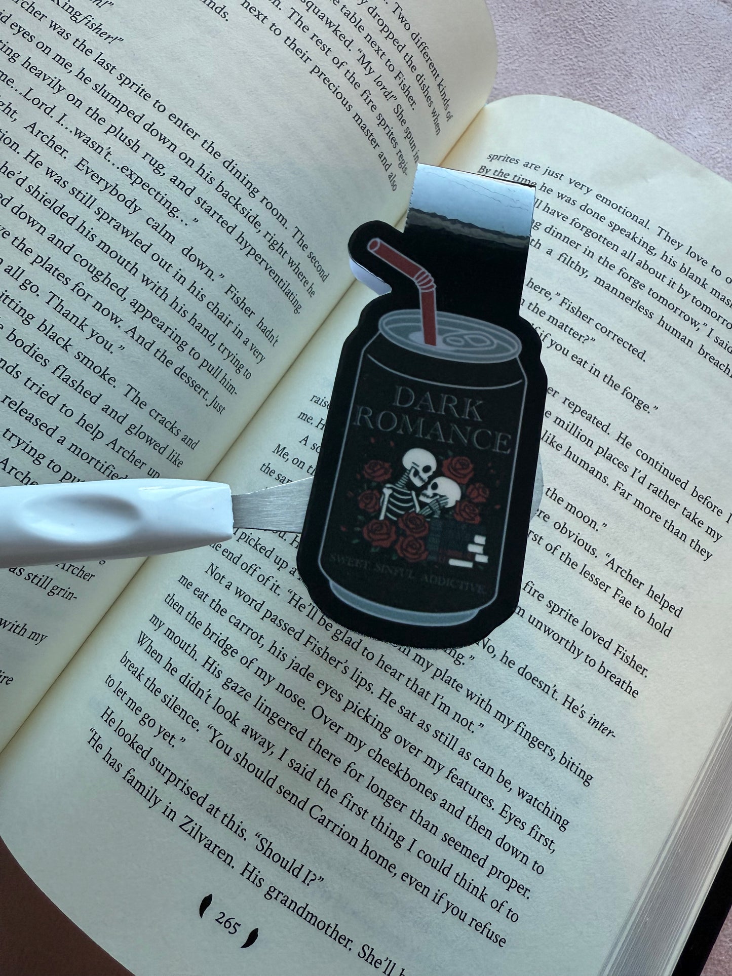 Magnetiskt bokmärke – Dark Romance (Can design)